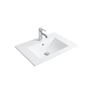 REA-U0040 - Zápustné umyvadlo DAFNE 46, 5x76 cm keramika/lesklá bílá REA-U0040 obraz