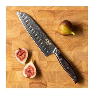 Gudaro - Damaškový Santoku kuchyňský nůž SHIRO 7", 67 vrstev oceli, délka 17, 5cm GD1006-D obraz