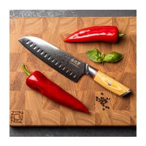 Gudaro - Damaškový Santoku kuchyňský nůž HIKARI 7", 67 vrstev oceli, délka 17, 5cm GD1005-D obraz