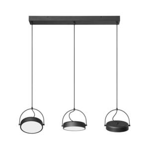 Osram - LED Lustr na lanku DECOR PUCK 3xLED/12W/230V CRI 90 černá 4058075846562 obraz