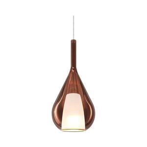 Ideal Lux - Lustr na lanku KALIQUE 1xE27/42W/230V pr. 18 cm kouřová měděná 360065 obraz