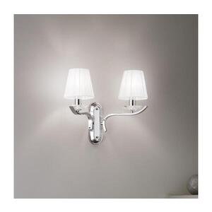 Ideal Lux - Křišťálová nástěnná lampa PEGASO 2xE14/28W/230V lesklý chrom 059211 obraz