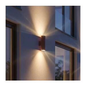 Ideal Lux - Venkovní nástěnné svítidlo GUN 1xGU10/35W/230V 21 cm IP44 hnědá 163635 obraz