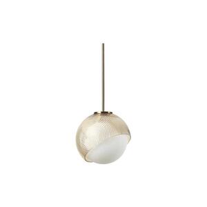 Ideal Lux - Lustr na lanku BLOOM 1xE27/42W/230V pr. 22 cm zlatá/kouřová béžová 366661 obraz