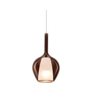 Ideal Lux - Lustr na lanku KALIQUE 1xE27/42W/230V pr. 18 cm kouřová měděná 359915 obraz