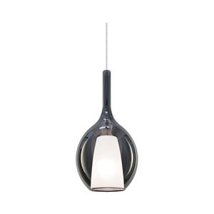 Ideal Lux - Lustr na lanku KALIQUE 1xE27/42W/230V pr. 18 cm kouřová černá 359984 obraz