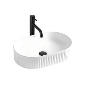 REA-U0603 - Umyvadlo na desku VANDA 31x49 cm keramika/lesklá bílá REA-U0603 obraz