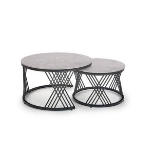 Halmar SADA 2x Konferenční stolek ELEGRA 60/40 cm šedá V-CH-FLAMINGO-LAW-POPIEL obraz