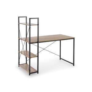 Halmar Psací stůl SERENOR 120x64 cm černá/dub sonoma V-CH-NARVIK-B1-CZARNY/SONOMA obraz
