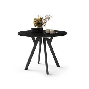 Rozkládací jídelní stůl ARTUR 100/150x100/200x100 cm černá 5903631916724 obraz