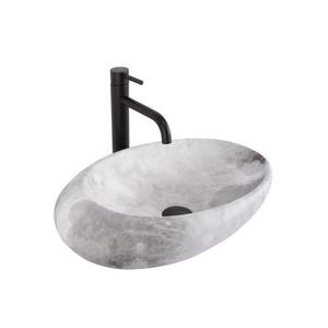 REA-U6651 - Umyvadlo na desku ROXY 31x49 cm keramika/šedá/imitace kamene REA-U6651 obraz