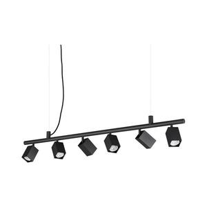Ideal Lux - LED Lustr na lanku DYNAMITE 6xGU10/7W/230V CRI 90 černá 371412 obraz