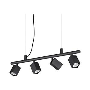 Ideal Lux - LED Lustr na lanku DYNAMITE 4xGU10/7W/230V CRI 90 černá 371382 obraz