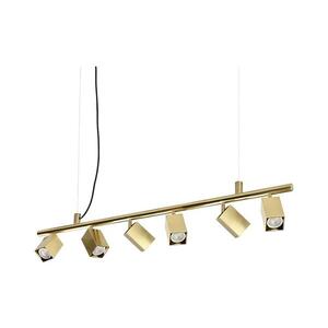 Ideal Lux - LED Lustr na lanku DYNAMITE 6xGU10/7W/230V CRI 90 mosaz 371429 obraz