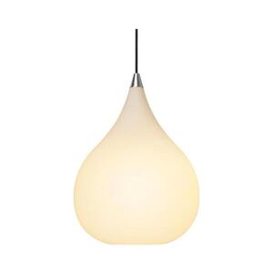 Halo Design 407931 - Lustr na lanku DROPS 1xE27/40W/230V pr. 30 cm bílá/m. chrom 407931 obraz