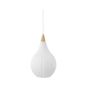 Halo Design 746262 - Lustr na lanku DROPS 1xE27/40W/230V pr. 30 cm bílá/dub 746262 obraz