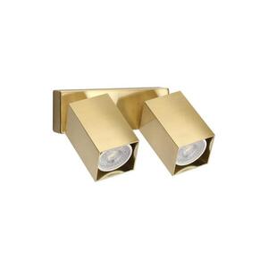 Ideal Lux - LED Nástěnné bodové svítidlo DYNAMITE 2xGU10/7W/230V CRI 90 mosaz 371245 obraz