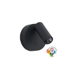 Ideal Lux - LED Stmívatelné nástěnné bodové svítidlo ELF LED/3W/230V CRI95 černá 347462 obraz