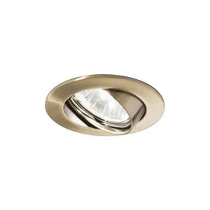Ideal Lux - Podhledové svítidlo SWING 1xGU10/28W/230V pr. 8, 2 cm mosaz 083186 obraz