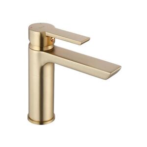 REA-B6410 - Umyvadlová baterie 16 cm broušená zlatá REA-B6410 obraz