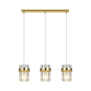 Light Prestige Lustr na lanku VETRO 3xE14/10W/230V zlatá LP-2910/3L GD obraz