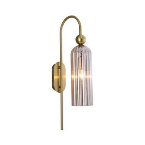 Light Prestige Nástěnná lampa PIEGA 1xE14/40W/230V mosaz/kouřová béžová LP-939/1W amber obraz