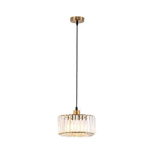 Light Prestige Lustr na lanku VETRO 1xE27/60W/230V zlatá LP-2910/1P GD round obraz