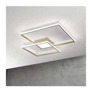 Ondaluce - LED Stmívatelné stropní svítidlo DOWEL LED/46W/230V 55x55 cm zlatá PL.DOWEL/PC-ORO obraz
