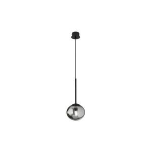 Ondaluce - Lustr na lanku JEWEL 1xE14/10W/230V pr. 17 cm černá/kouřová černá SO.JEWEL/NERO obraz