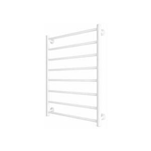 Mario-Radiators Koupelnový žebříkový radiátor INOX FLAT 163W/230V 77x53 cm nerez/bílá 1.137.047735.WM obraz