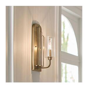 Elstead Quintiesse QN-KIMROSE1-BNB - Nástěnné svítidlo KIMROSE 1xE14/40W/230V zlatá QN-KIMROSE1-BNB obraz