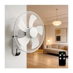 ZE - Nástěnný látor FANNY 45W/230V pr. 41 cm bílá + dálkové ovládání B301013KY obraz
