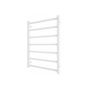 Mario-Radiators Koupelnový žebříkový radiátor INOX TOKIO 161W/230V 77x53 cm nerez/bílá 1.137.047800.WM obraz