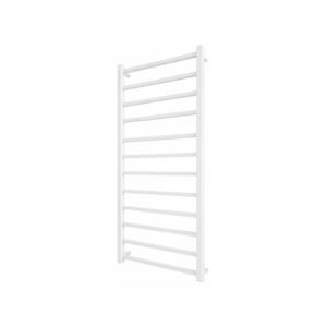 Mario-Radiators Koupelnový žebříkový radiátor INOX TOKIO 233W/230V 117x53 cm nerez/bílá 1.137.047801.WM obraz