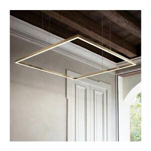 Ideal Lux - LED Lustr na lanku ORACLE SLIM LED/53W/230V CRI 90 90x90 cm zlatá 370538 obraz