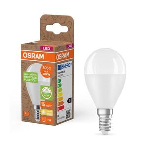 LED Žárovka z recyklovaného plastu P45 E14/7, 5W/230V 2700K - Osram 4058075832121 obraz