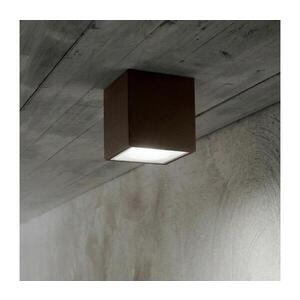 Ideal Lux - Venkovní bodové svítidlo TECHO 1xGU10/20W/230V 15x15 cm IP54 hnědá 251547 obraz