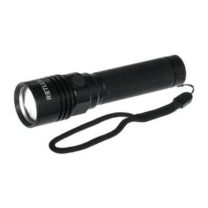- LED Nabíjecí hliníková svítilna LED/3W/2000 mAh IPX4 černá 50006213 obraz