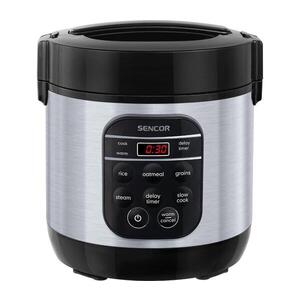 Sencor - Multifunkční rýžovar 350W/230V 0, 6 l nerez/černá 41009399 obraz