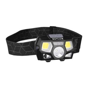 - LED Nabíjecí čelovka se senzorem LED/3W/900 mAh IP44 černá 50006220 obraz