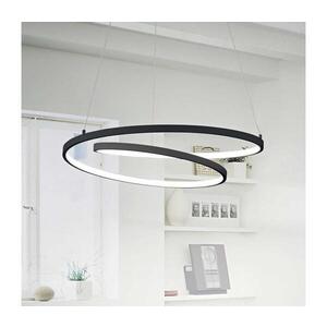 Ideal Lux - LED Stmívatelný lustr na lanku OZ LED/55W/230V pr. 80cm CRI 90 černá 304588 obraz
