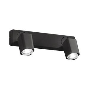 Ideal Lux - LED Nástěnné bodové svítidlo RUDY 2xGU10/7W/230V CRI 90 černá 321509 obraz