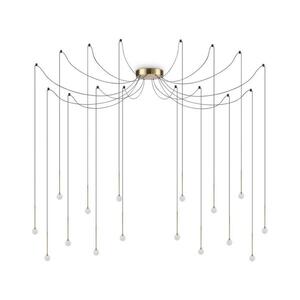 Ideal Lux - LED Lustr na lanku LUCCIOLA 16xLED/16W/230V CRI 90 pavouk mosaz 284019 obraz