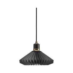 Halo Design 744084- Lustr na lanku PARIS 1xG9/28W/230V pr. 24 cm černá/mosaz/dub 744084 obraz