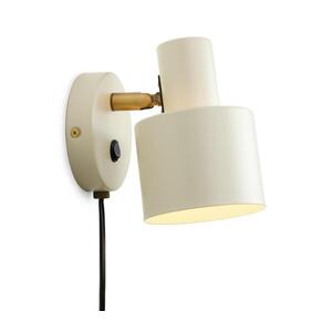 Halo Design 746873 - Nástěnné bodové svítidlo VOGUE 1xE27/40W/230V krémová/mosaz 746873 obraz