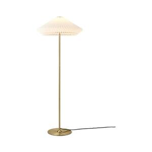 Halo Design 745050 - Stojací lampa PARIS 1xE27/40W/230V mosaz/bílá/dub 745050 obraz