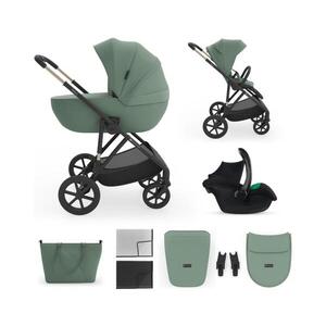 KINDERKRAFT - Kombinovaný kočárek 3v1 PRIME 3 Dark Green KSPRIM03GRE3000 obraz
