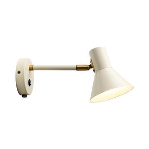 Halo Design 747443 - Nástěnná lampička STYLE 1xE14/25W/230V krémová/mosaz 747443 obraz