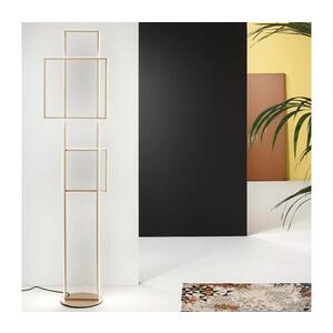 Ondaluce - LED Stmívatelná stojací lampa DOWEL LED/77W/230V 166 cm zlatá PT.DOWEL/ORO obraz
