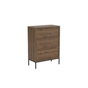 Komoda ALIN 80x40 cm hnědá 0000110961 obraz